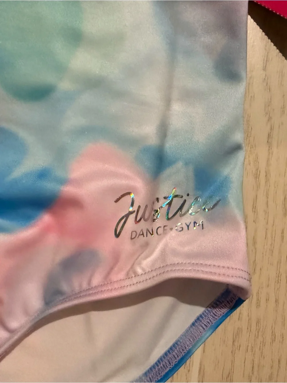 Justice‎ Dance Gym Girls Leotard L 12/14 Tie Dye Strappy Back NWT